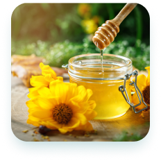 Natural honey and herbal medicine products